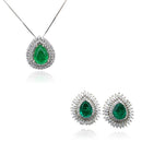 Conjunto Gota Esmeralda Fusion