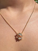 Pingente Menina Banhado a Ouro 18K