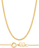 Corrente Veneziana Banhada a Ouro 18K 50 cm
