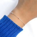 Pulseira Bolinhas Prata 925